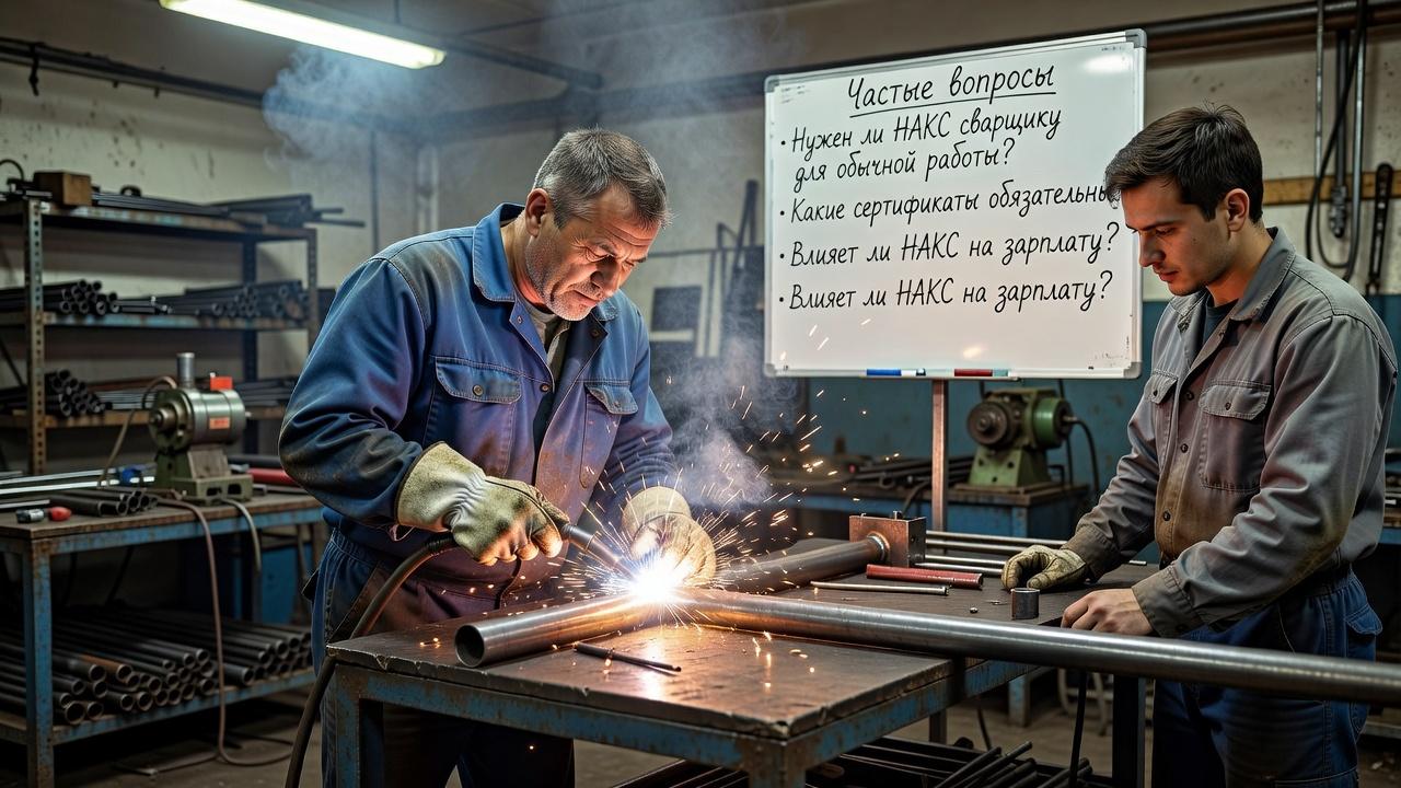 Нужен ли НАКС сварщику для обычной работы. Частые вопросы