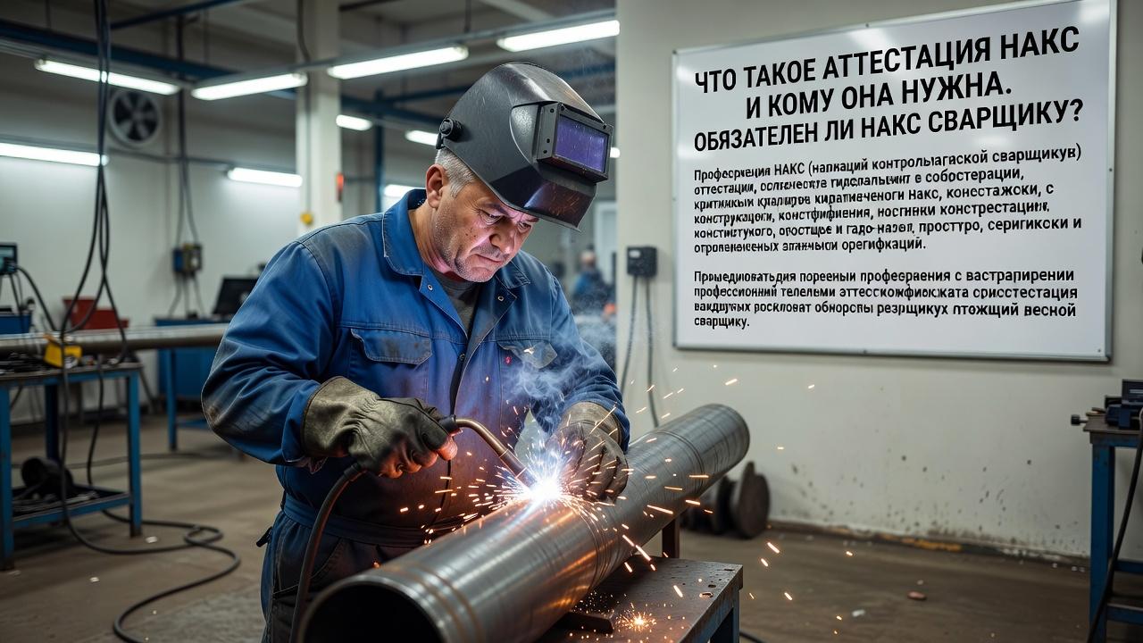 Что такое аттестация НАКС и кому она нужна. Обязателен ли НАКС сварщику