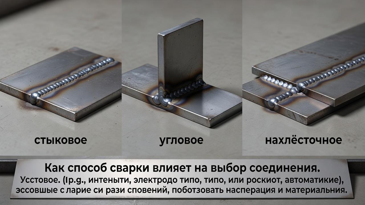 Типы сварных соединений: стыковое, угловое, нахлёсточное. Как способ сварки влияет на выбор соединения