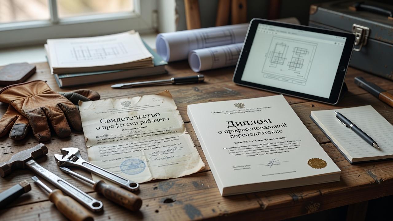 Свидетельство о профессии рабочего и диплом о переподготовке: различия. Что такое диплом о профессиональной переподготовке