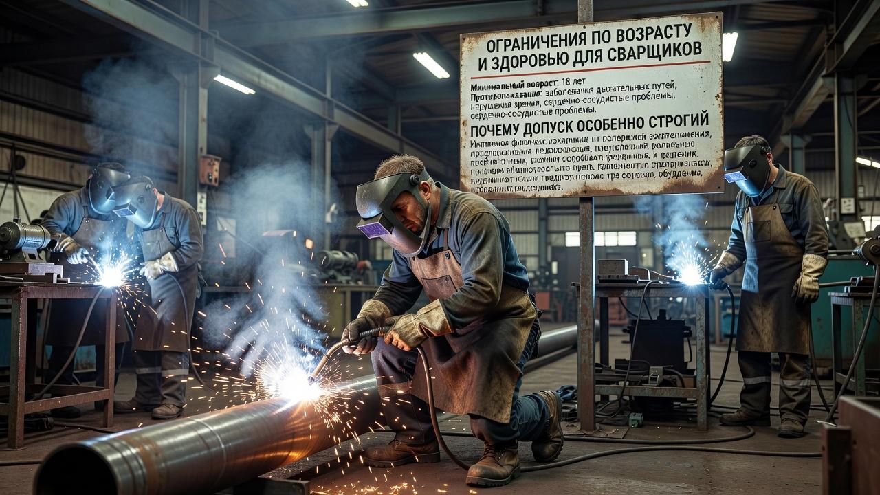 Есть ли ограничения по возрасту и здоровью для работы сварщиком. Почему в сварке вопрос допуска особенно строгий