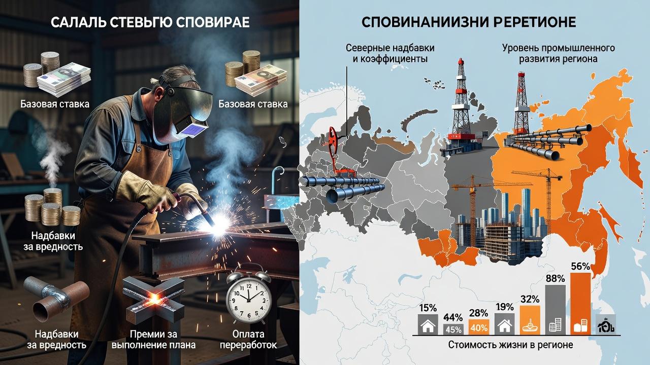 Как устроена зарплата сварщика: из чего складывается доход. От чего зависит, сколько получает сварщик в разных регионах